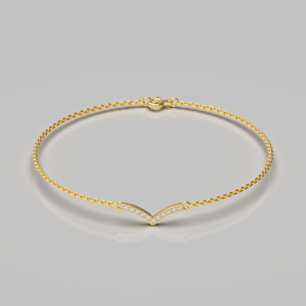 Natural Diamond Bracelet