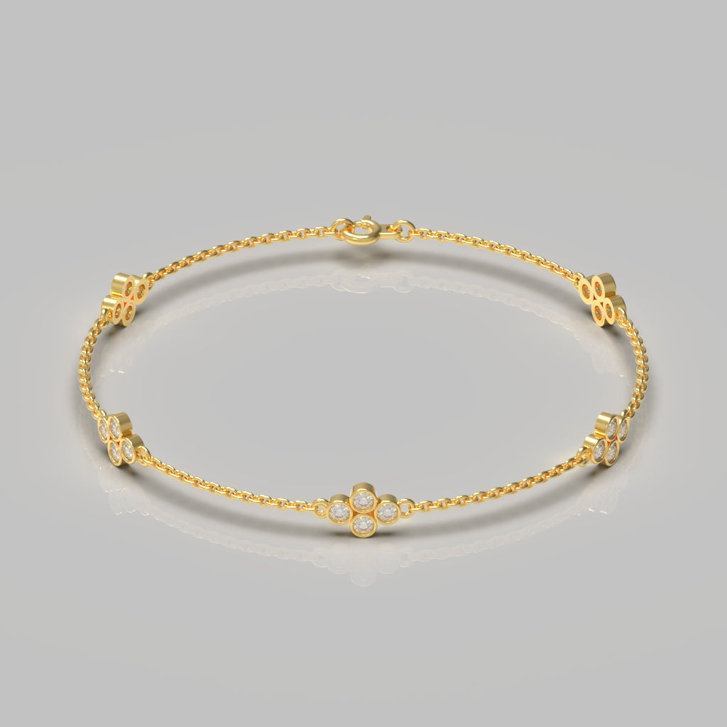 Natural Diamond Bracelet
