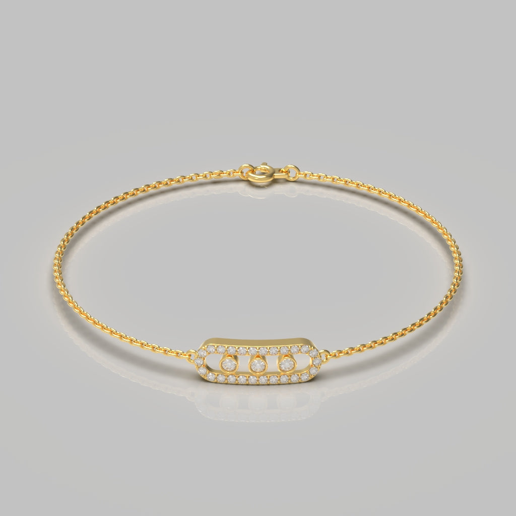 Natural Diamond Bracelet