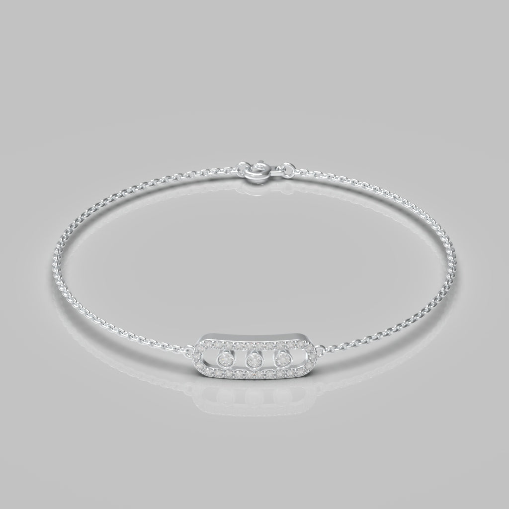 Natural Diamond Bracelet