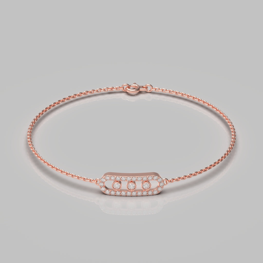 Natural Diamond Bracelet