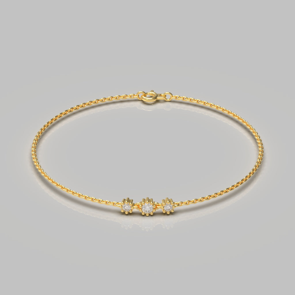 Natural Diamond Bracelet