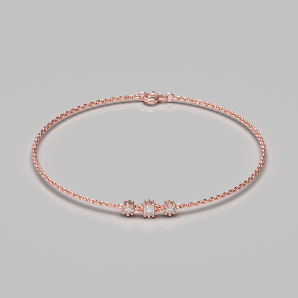 Natural Diamond Bracelet