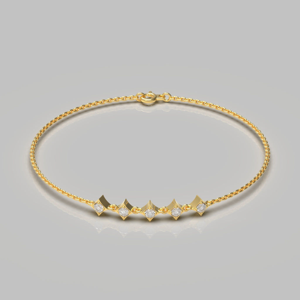 Natural Diamond Bracelet