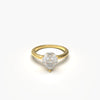 1 Carat Pear Solitaire Lab Grown Engagement Ring
