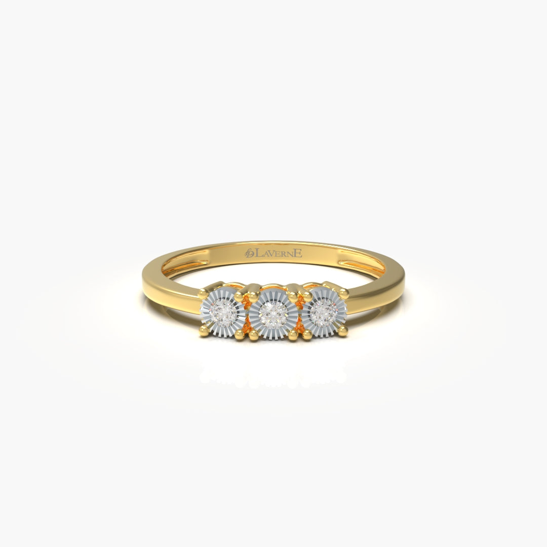Three Stone Diamond Ring