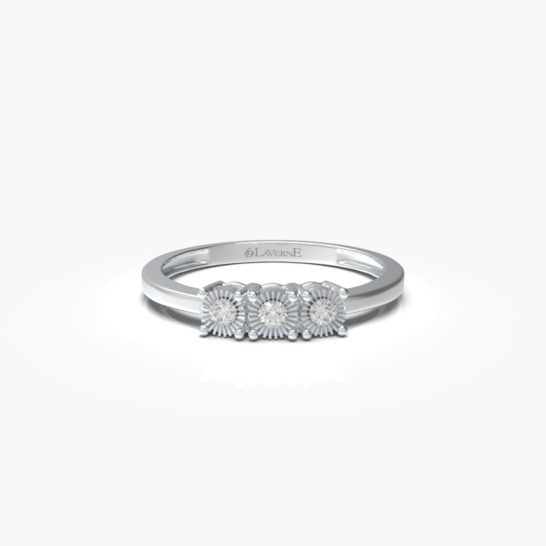 Three Stone Diamond Ring