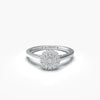 Elegant Floral Diamond Ring