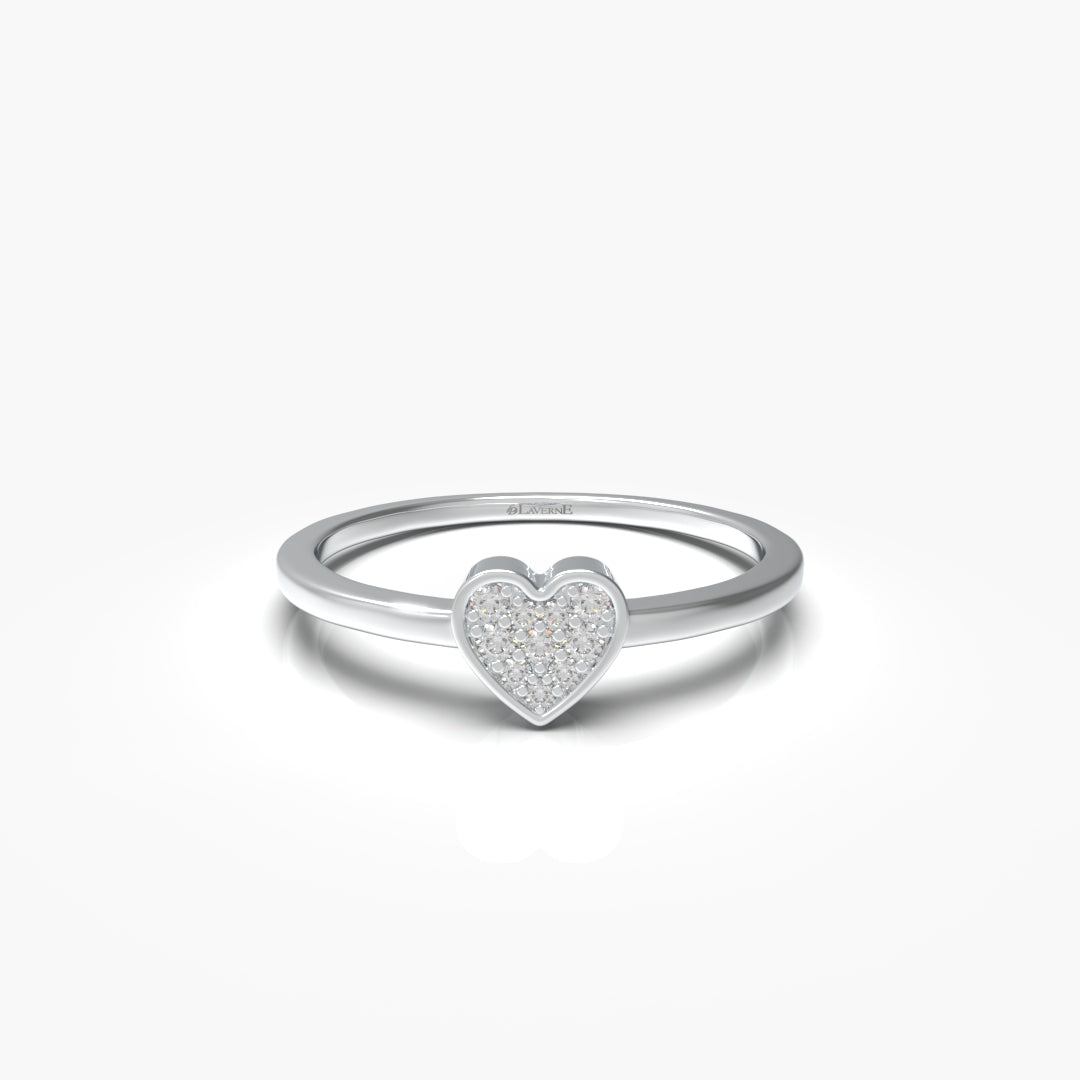 Heart Diamond Ring