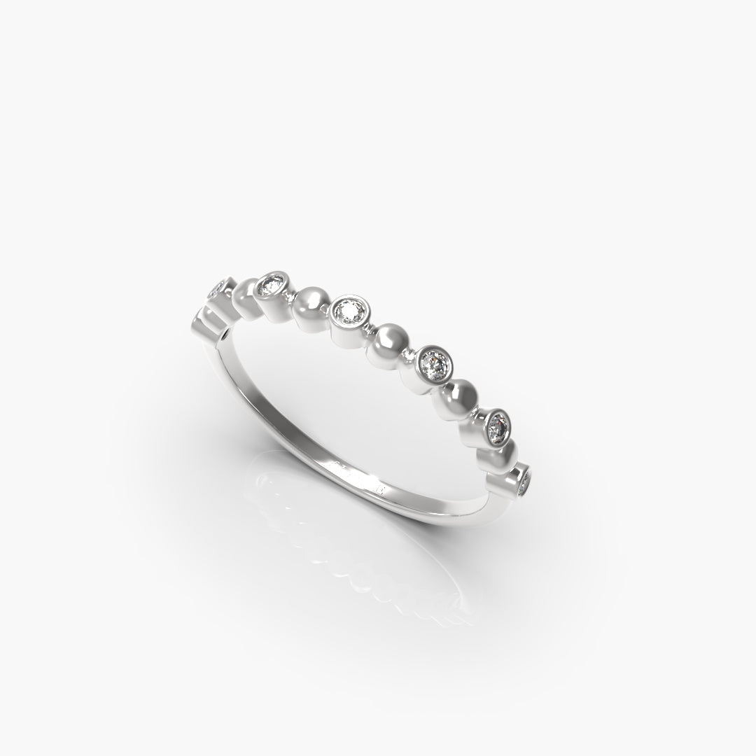 Modern Diamond Ring