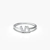 Initial Diamond Ring