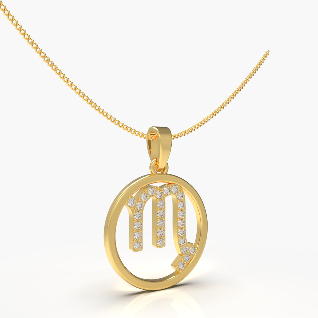 Scorpius Sign Pendant