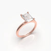 1 Carat Emerald Cut Solitaire Lab Grown Engagement Ring