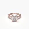 1 Carat Emerald Cut Solitaire Lab Grown Engagement Ring
