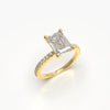 1 Carat Emerald Cut Solitaire Lab Grown Engagement Ring