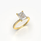 1 Carat Emerald Cut Solitaire Lab Grown Engagement Ring