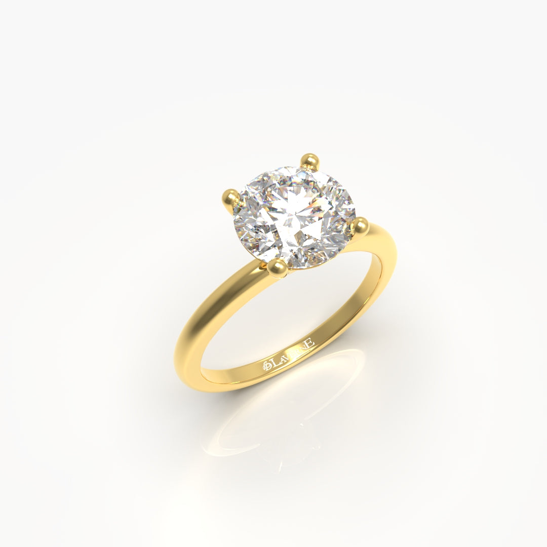 1 Carat Round Solitaire Lab Grown Engagement Ring