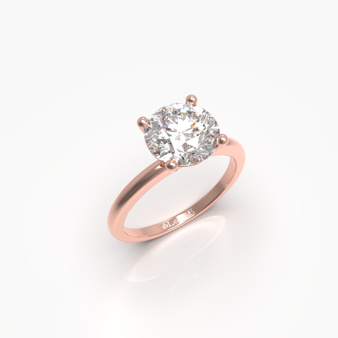 1 Carat Round Solitaire Lab Grown Engagement Ring