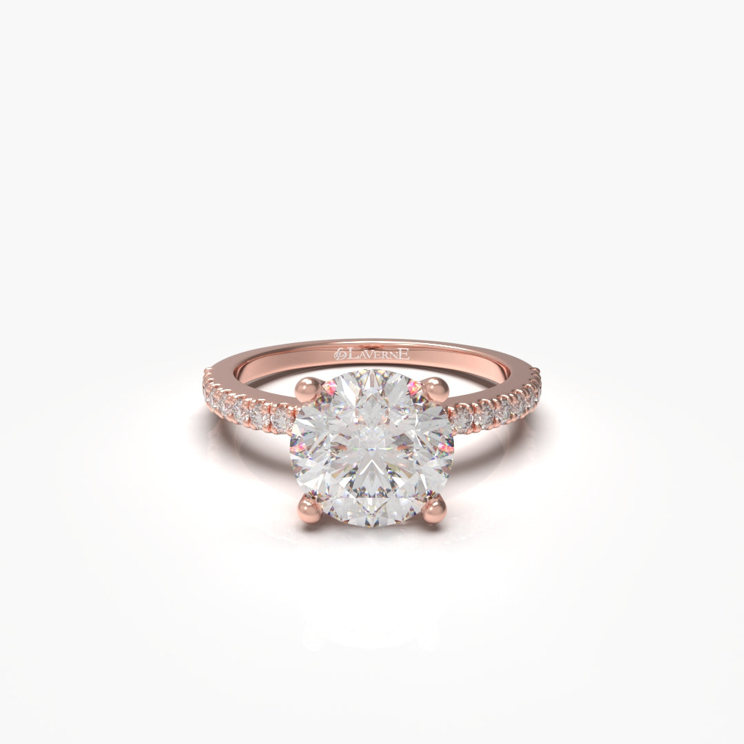 1 Carat Round Solitaire Lab Grown Engagement Ring