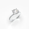 1 Carat Round Solitaire Lab Grown Engagement Ring