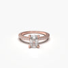 1 Carat Cushion Solitaire Lab Grown Engagement Ring