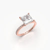 1 Carat Princess Solitaire Lab Grown Engagement Ring