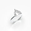1 Carat Heart Solitaire Lab Grown Engagement Ring