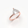 1 Carat Heart Solitaire Lab Grown Engagement Ring