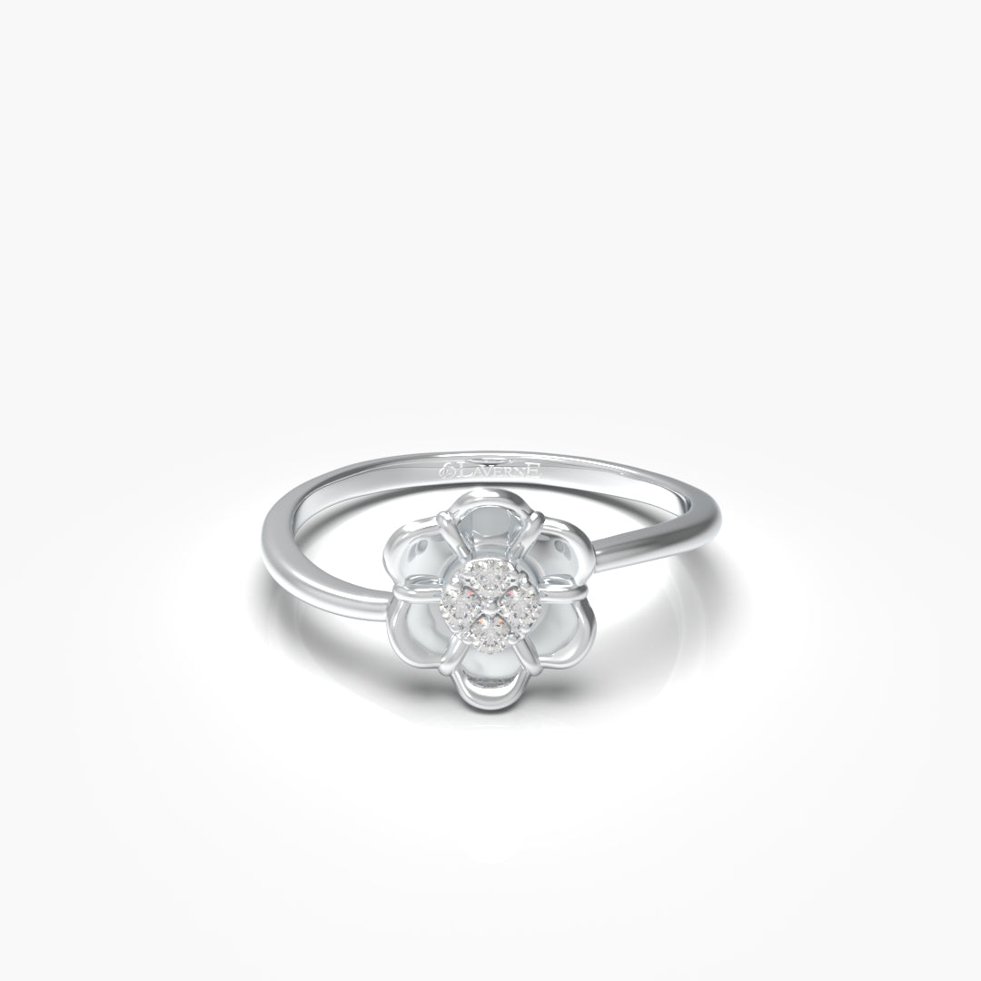 Flower Diamond Ring