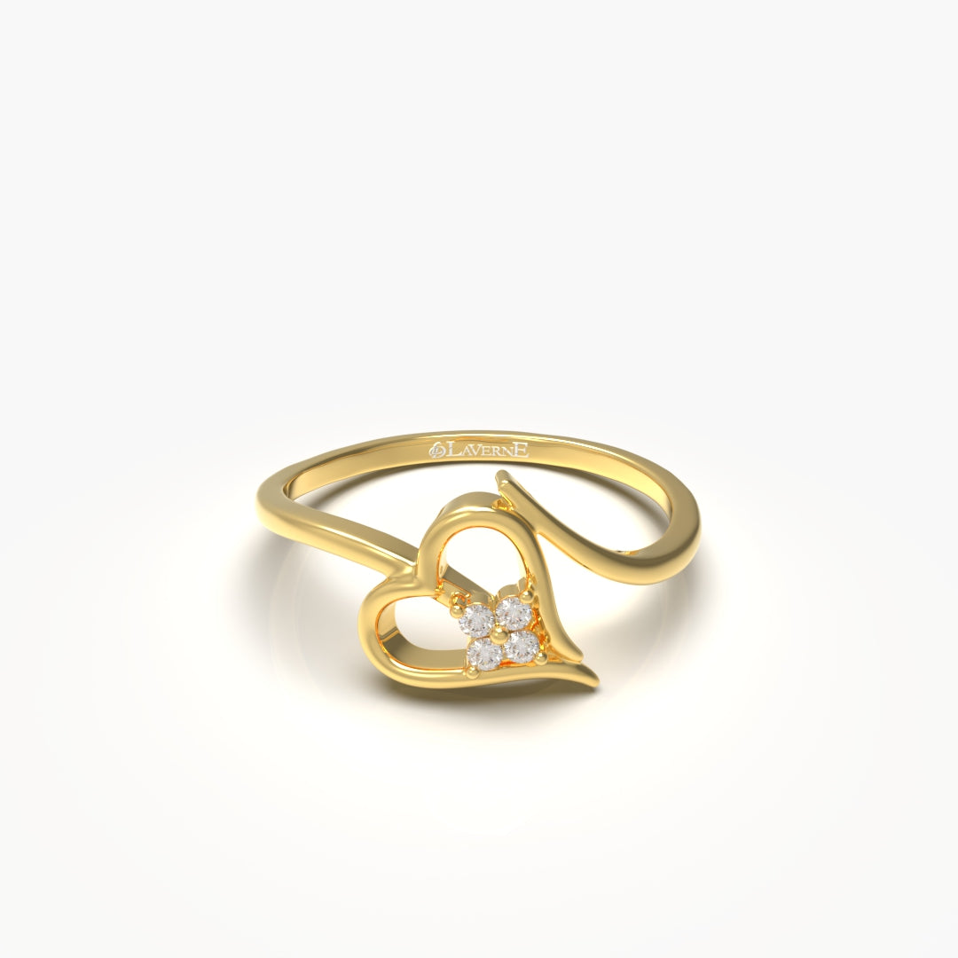 Heart Diamond Ring