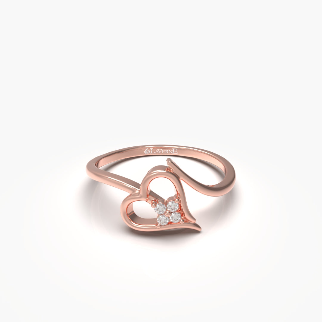 Heart Diamond Ring