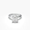 1 Carat Oval Solitaire Lab Grown Engagement Ring