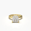1 Carat Princess Solitaire Lab Grown Engagement Ring