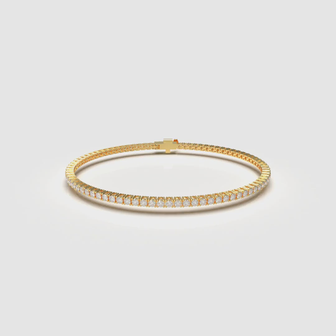 Lab grown Tennis Bracelet 2 carat