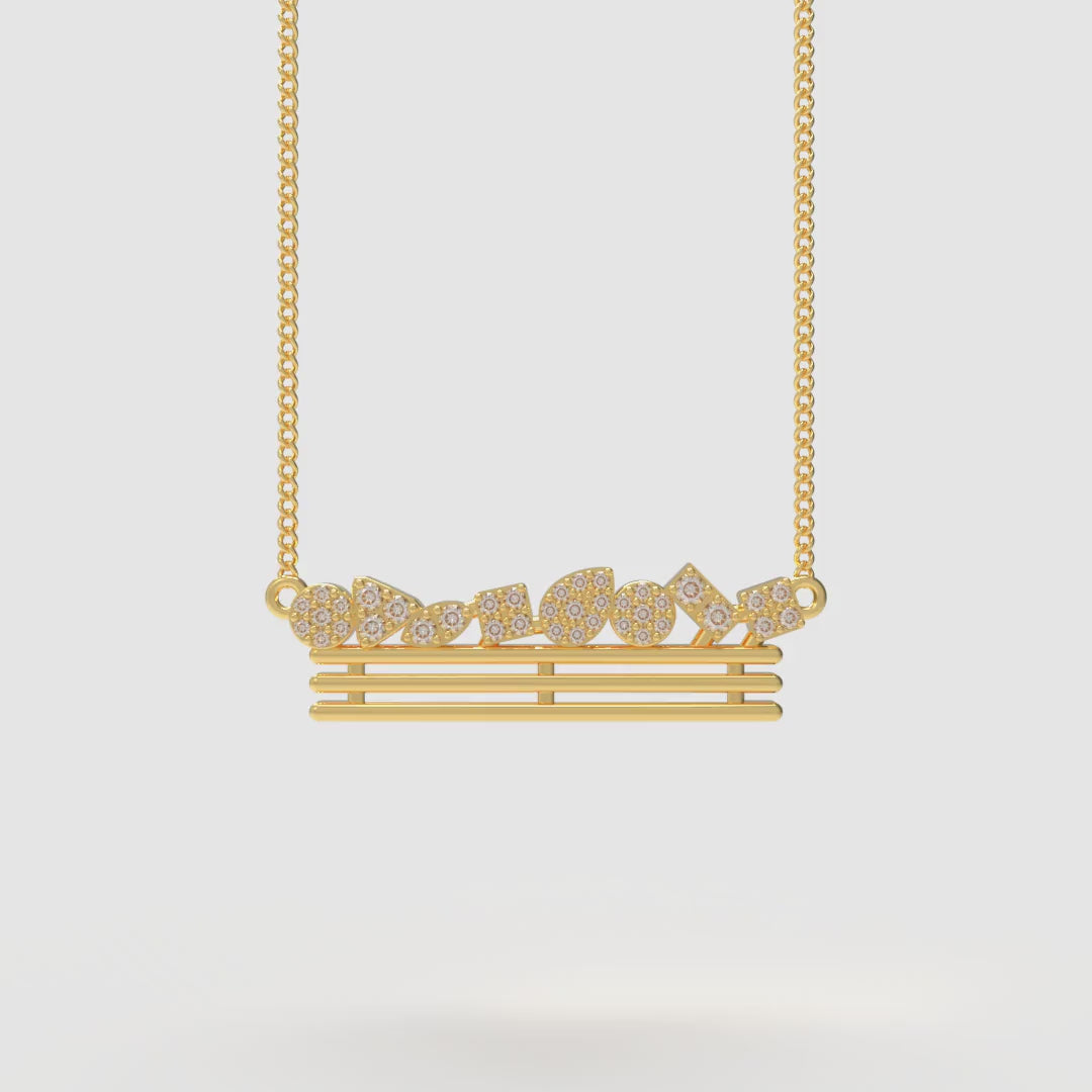 Natural Diamond Necklace