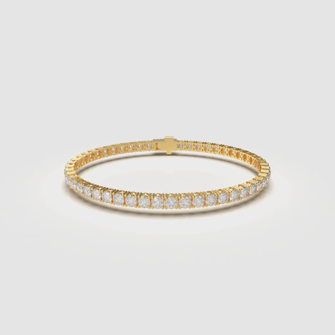 Lab grown Tennis Bracelet 6 carat